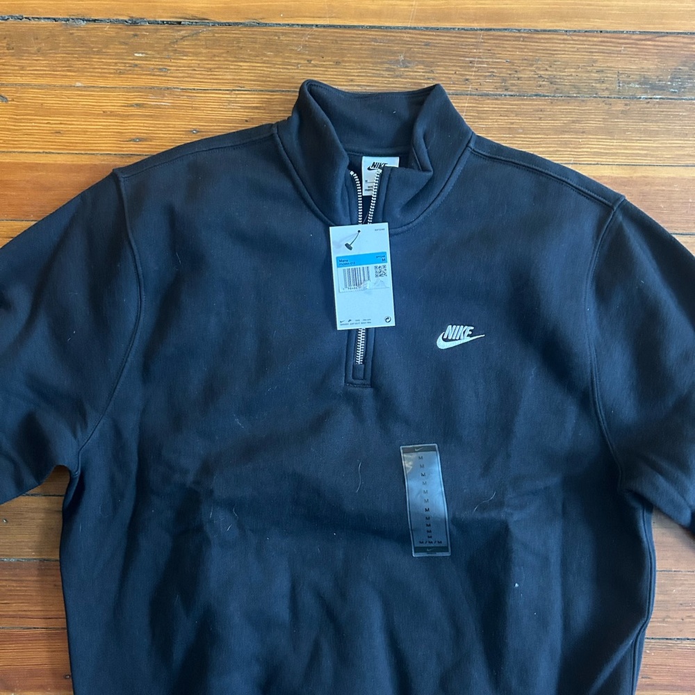Nike Black Half-Zip Sweatshirt